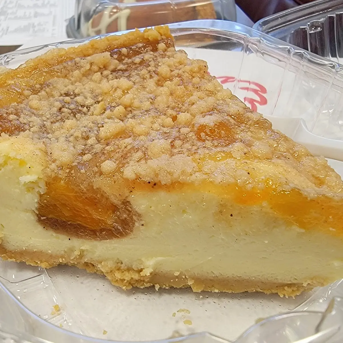 Peach Cobbler Cheese Cake