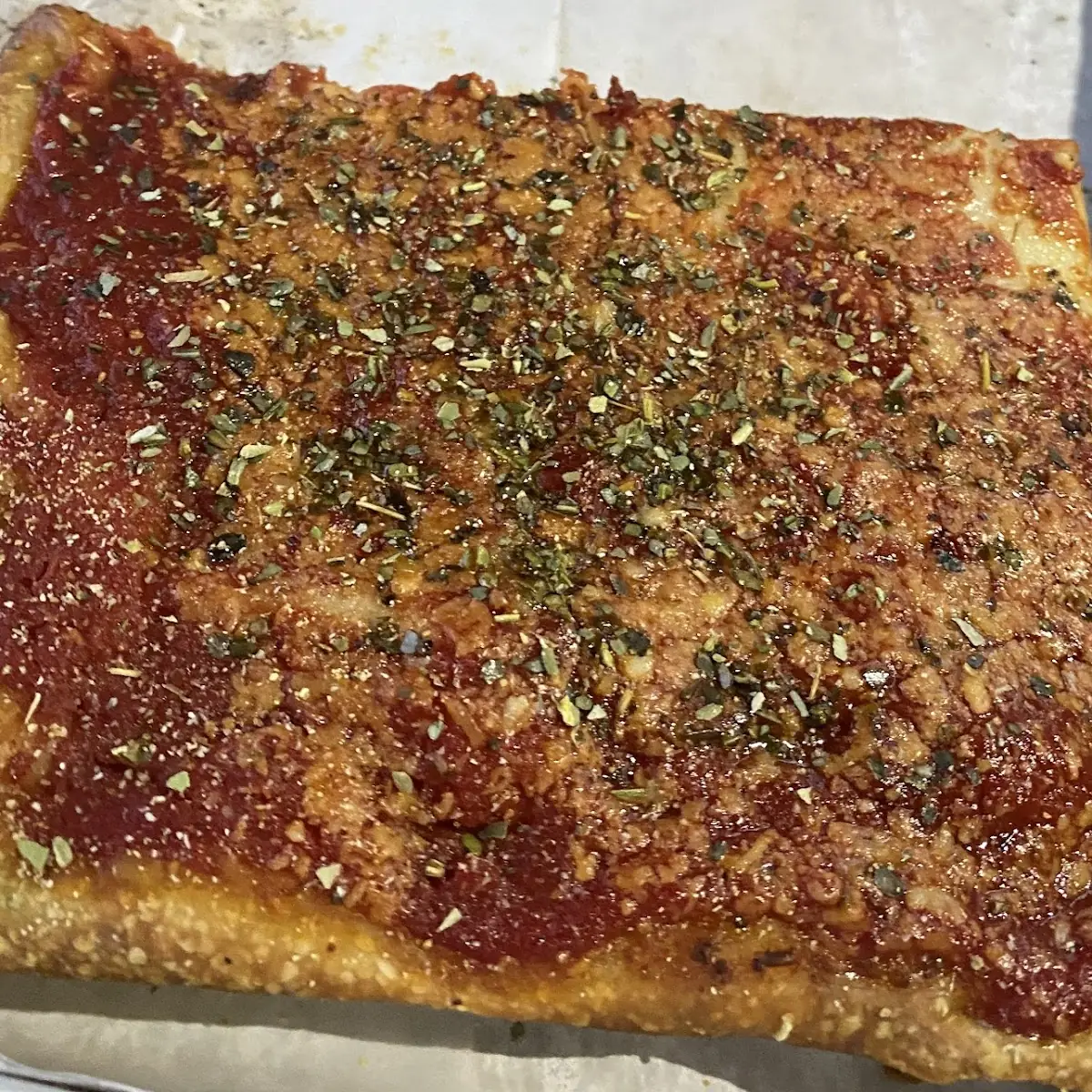 Sicilian Cheese Pizza