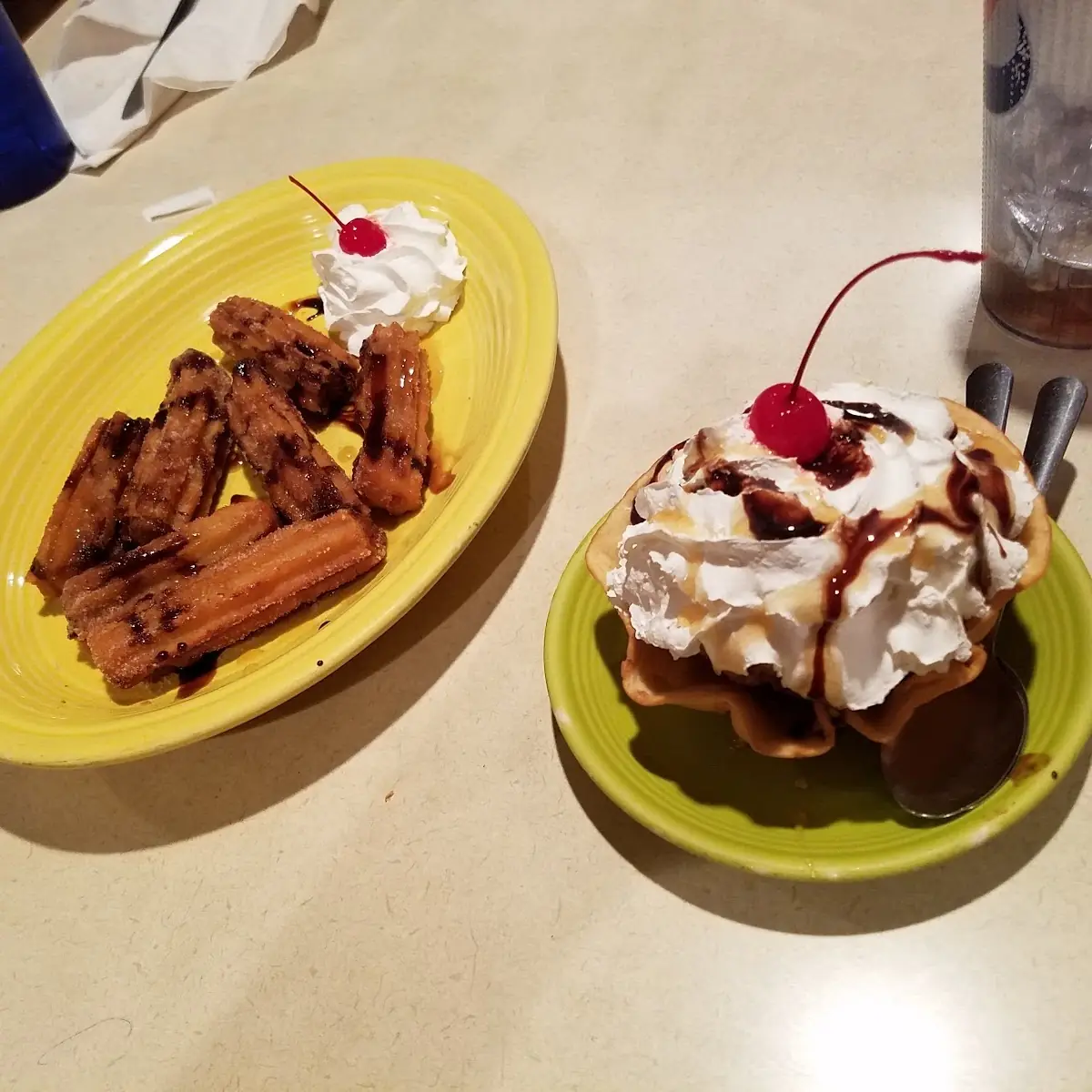 Fried Ice Cream and Churros