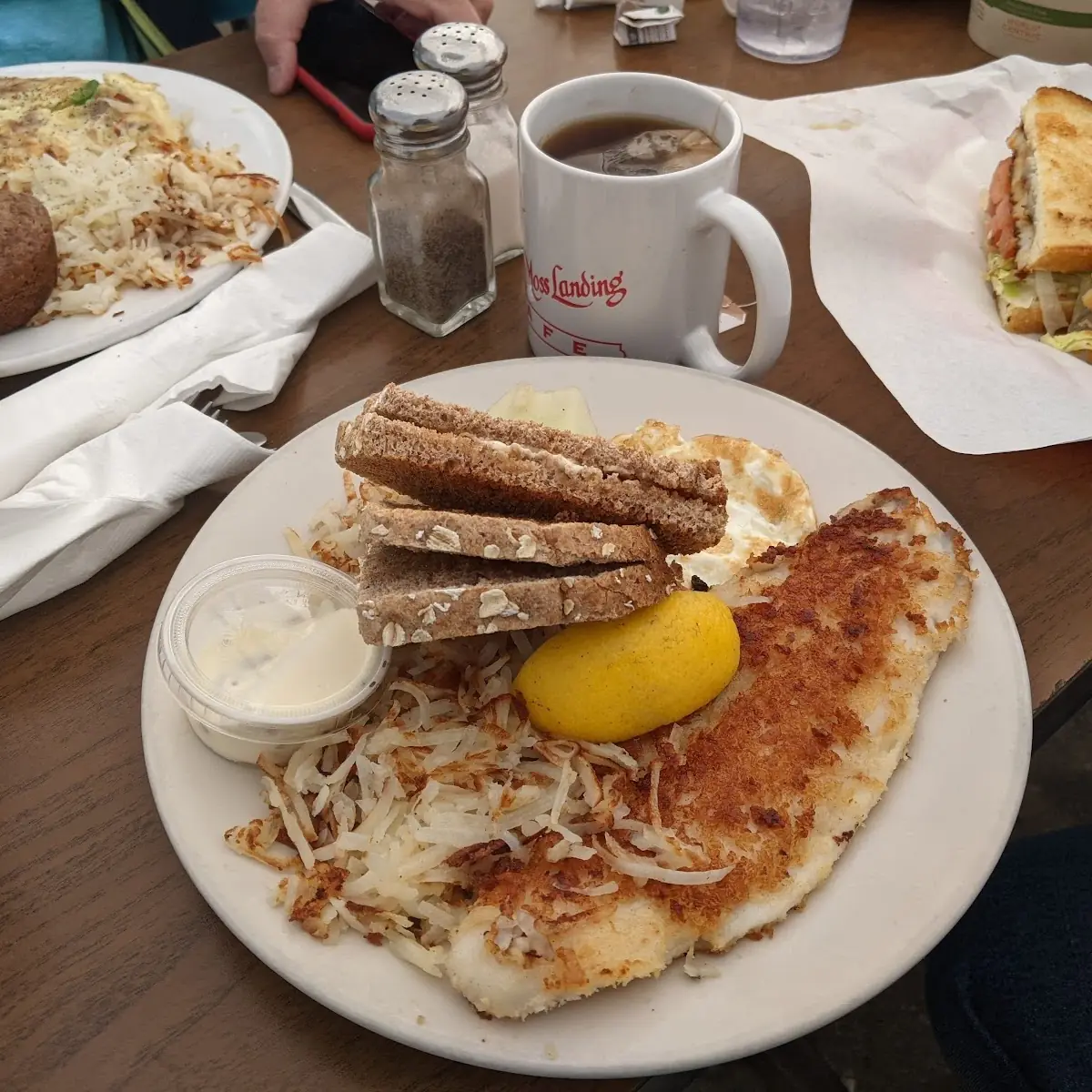 Hash Browns and Toast