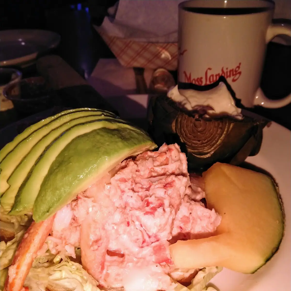 Open-Faced Crab Sandwich