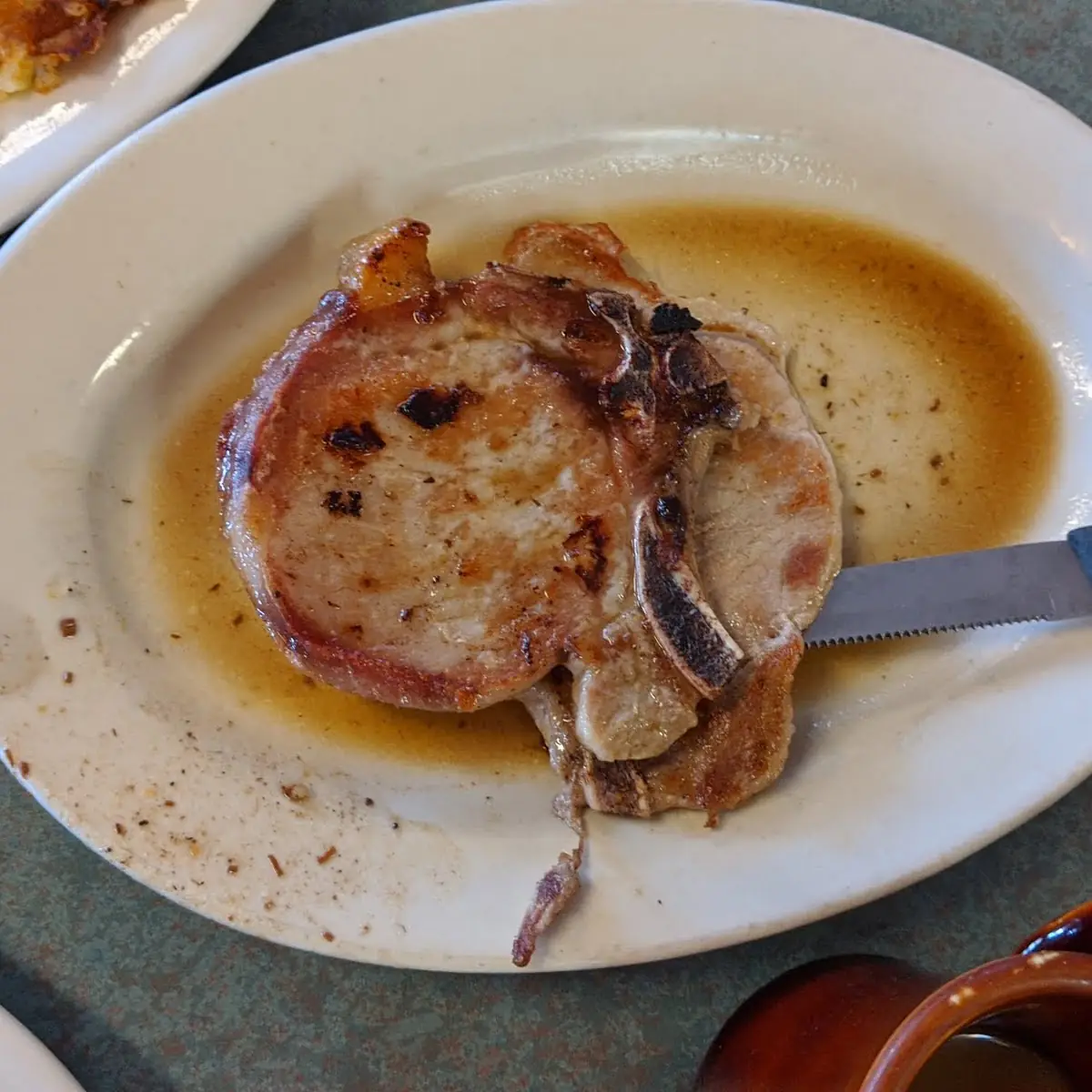 Two Pork Chops and Three Eggs