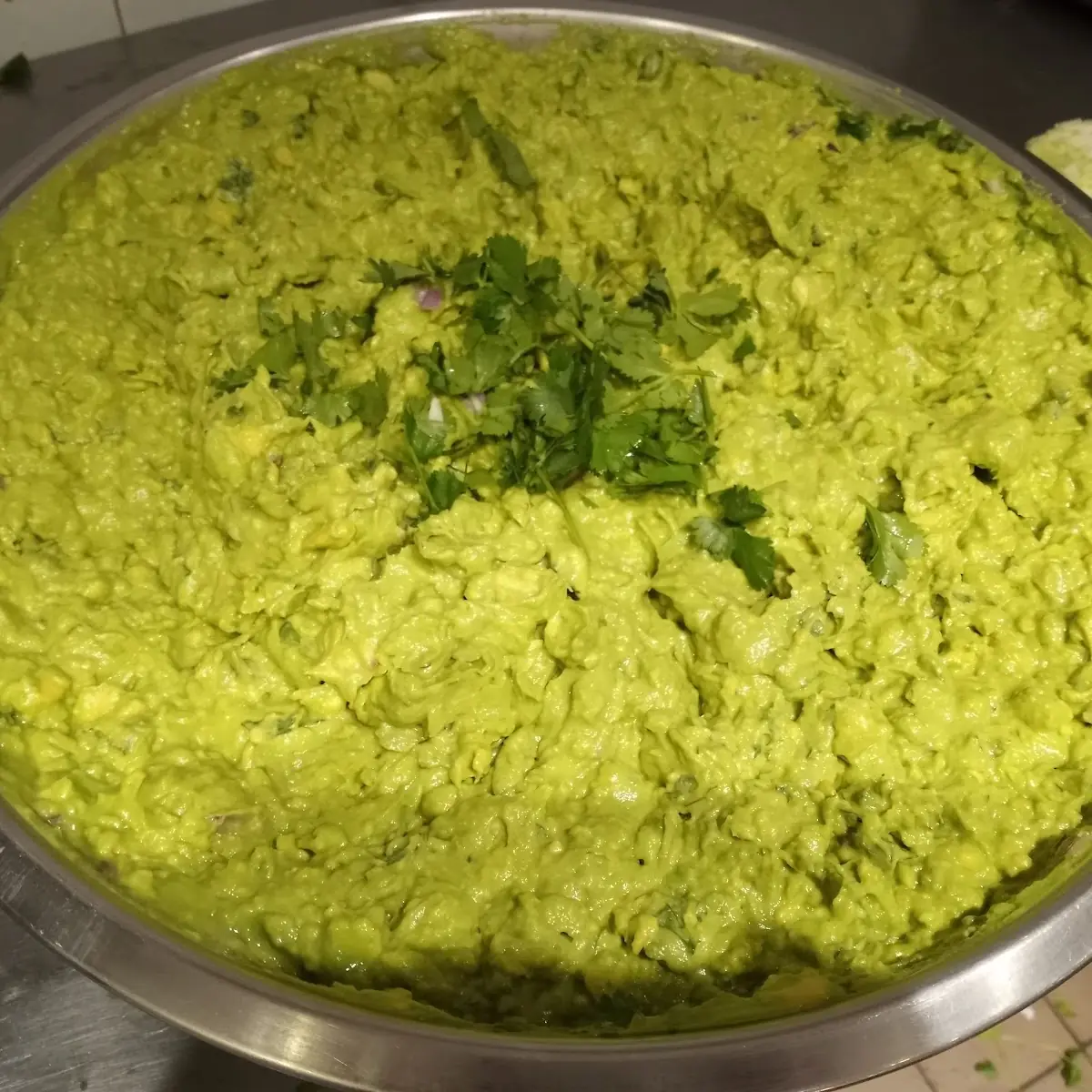Home Made Guacamole and Chips