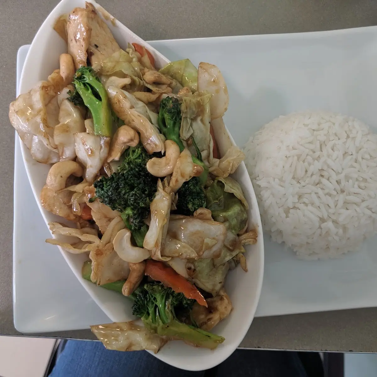 Stir Fry with Steamed Rice