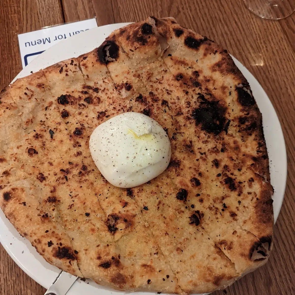 Garlic Bread with Burrata