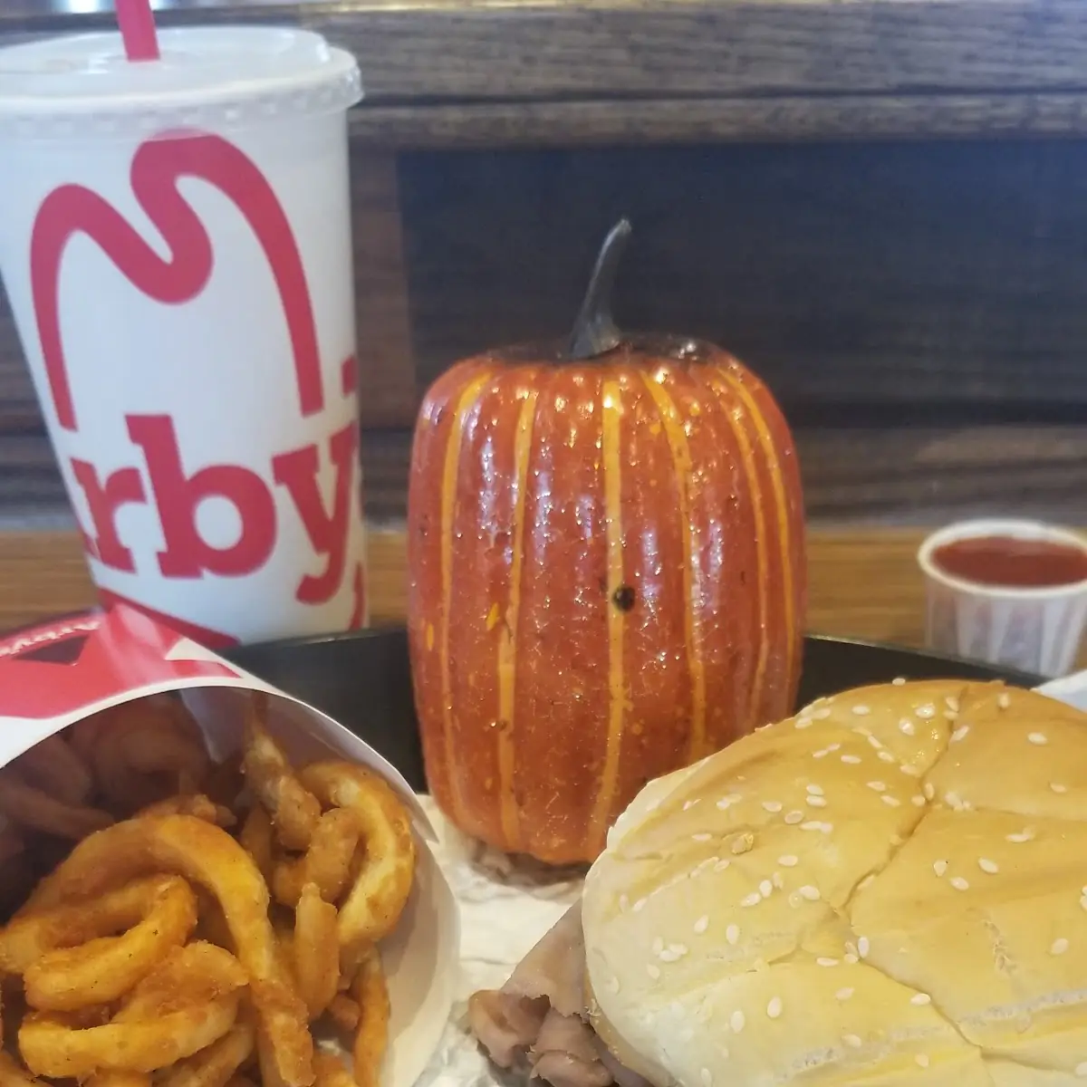 Double Roast Beef Sandwich & Curly Fries