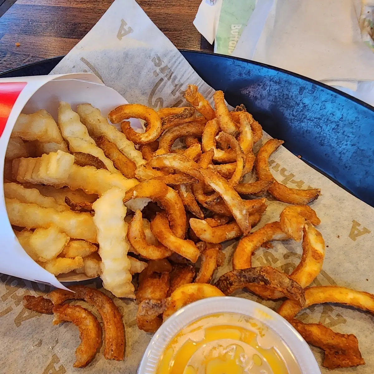 Fries and Cheese Sauce