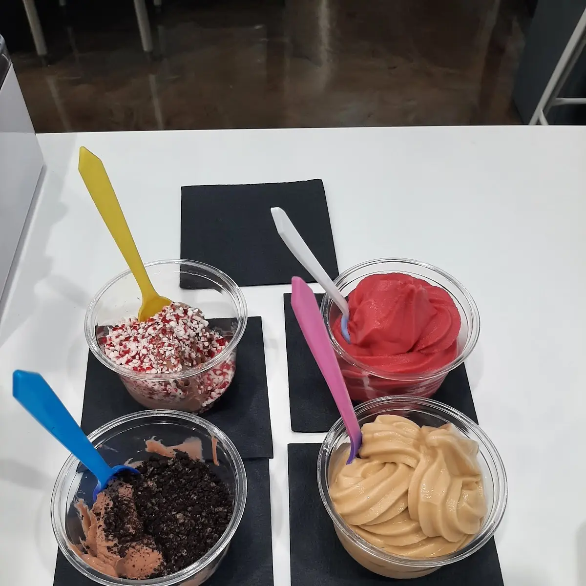 Chocolate Custard with Oreo Cookie Pieces