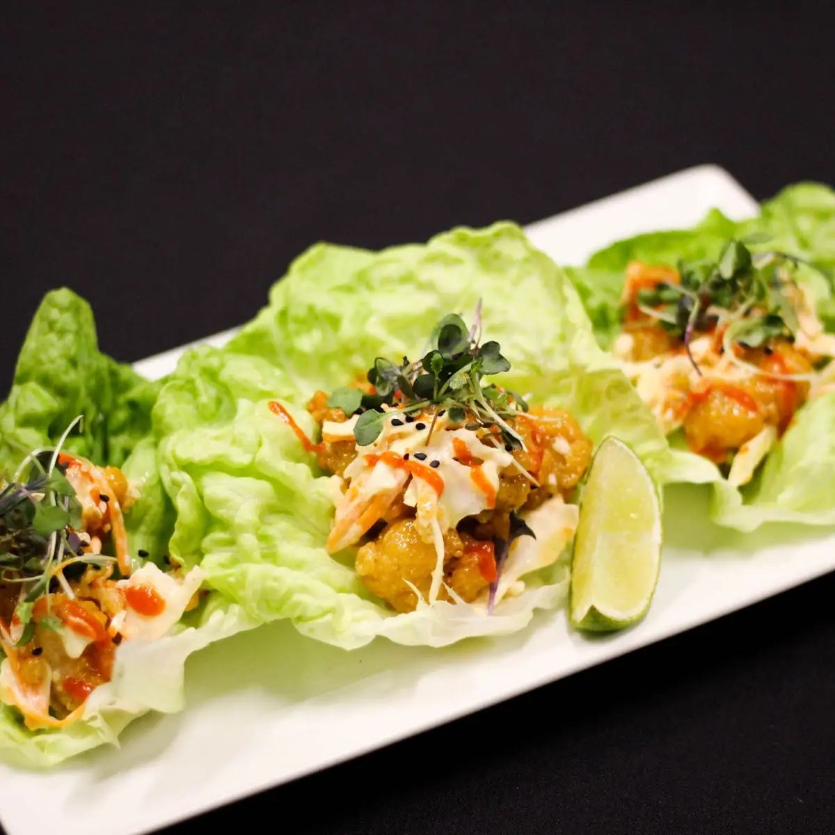 Dynamite Shrimp Lettuce Wraps
