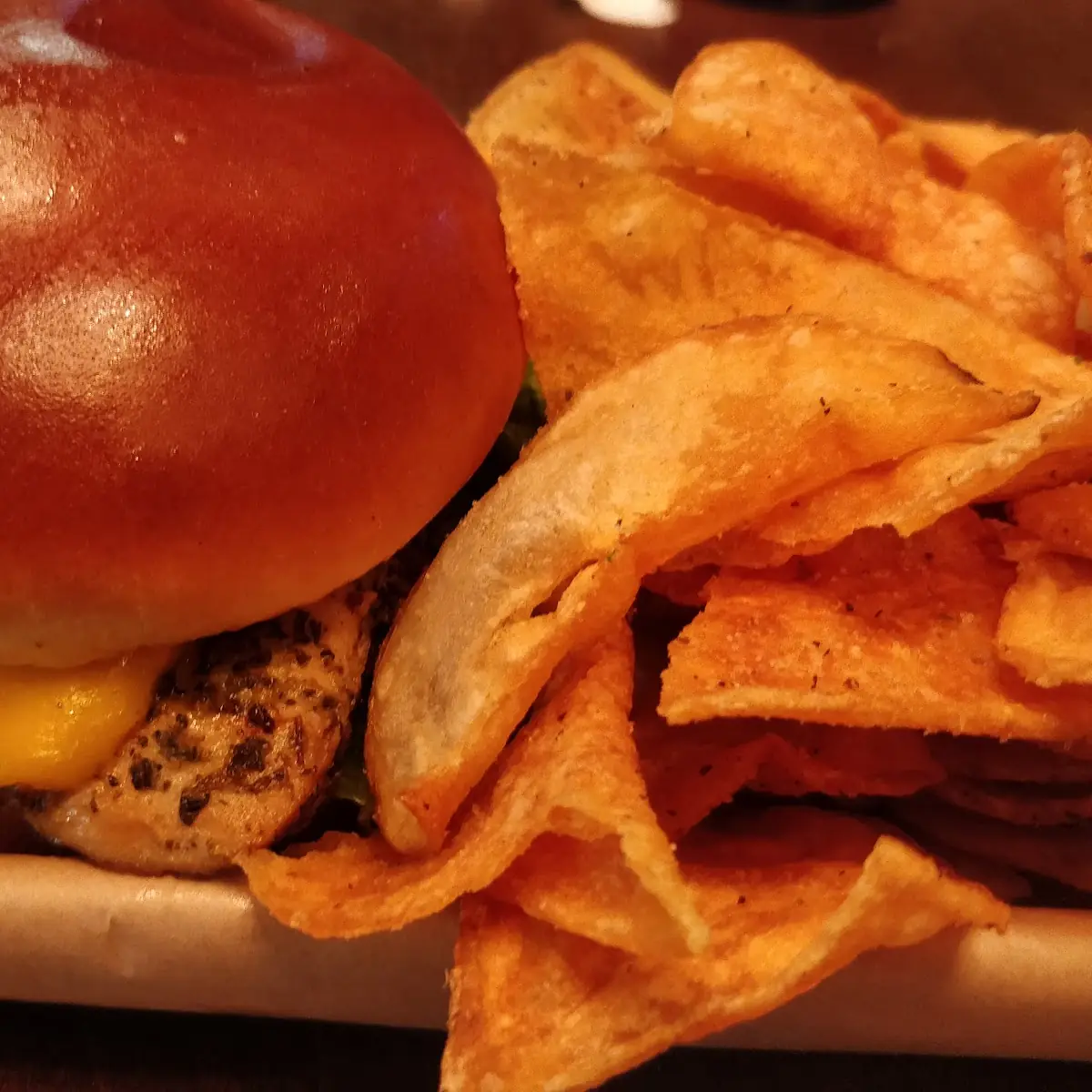 Cheeseburger with House-Made Chips