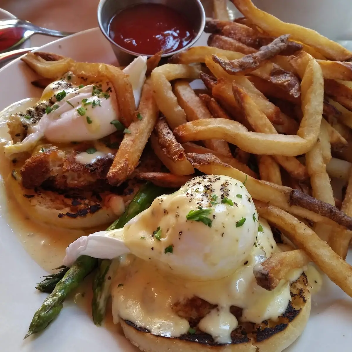 Brown Butter Crab Benedict