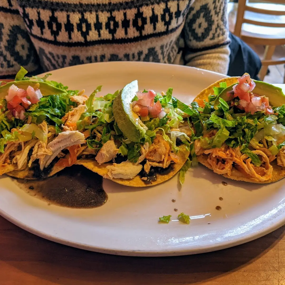 Shredded Chicken Tostadas