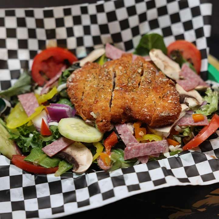 Fried Chicken Club Salad