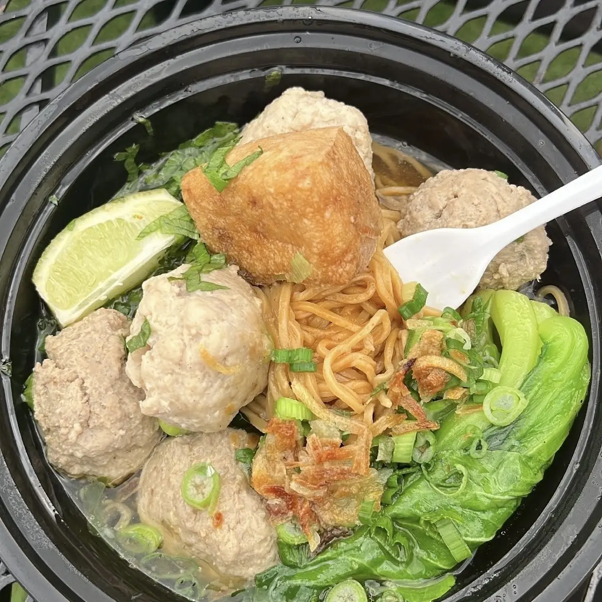 Beef Meatballs Noodle Soup