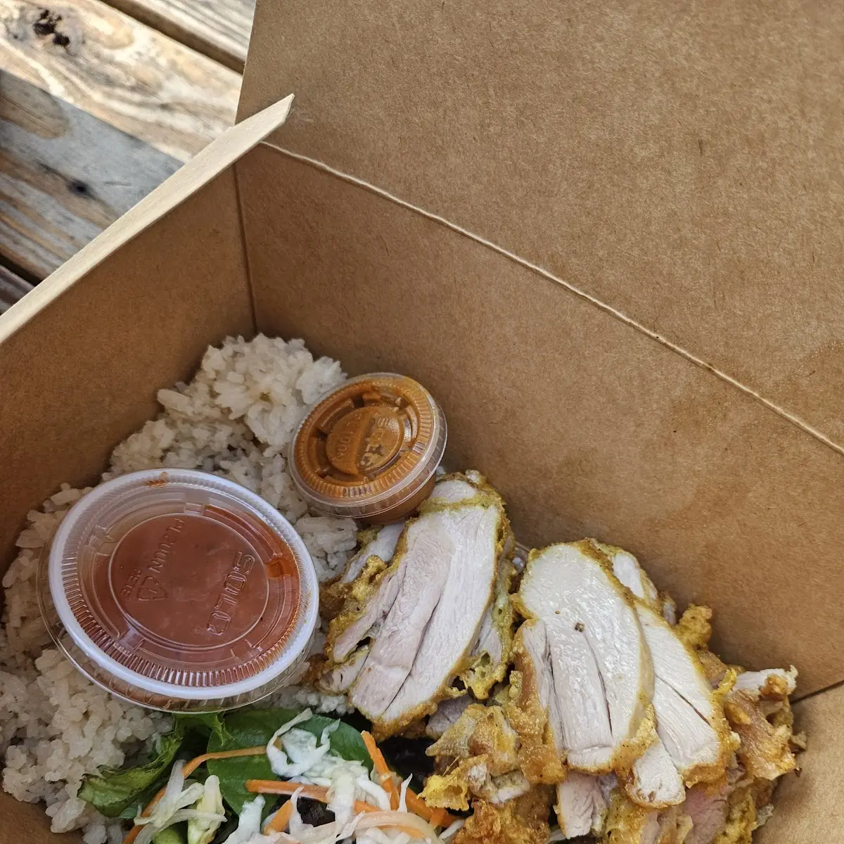 Indonesian Fried Chicken Rice