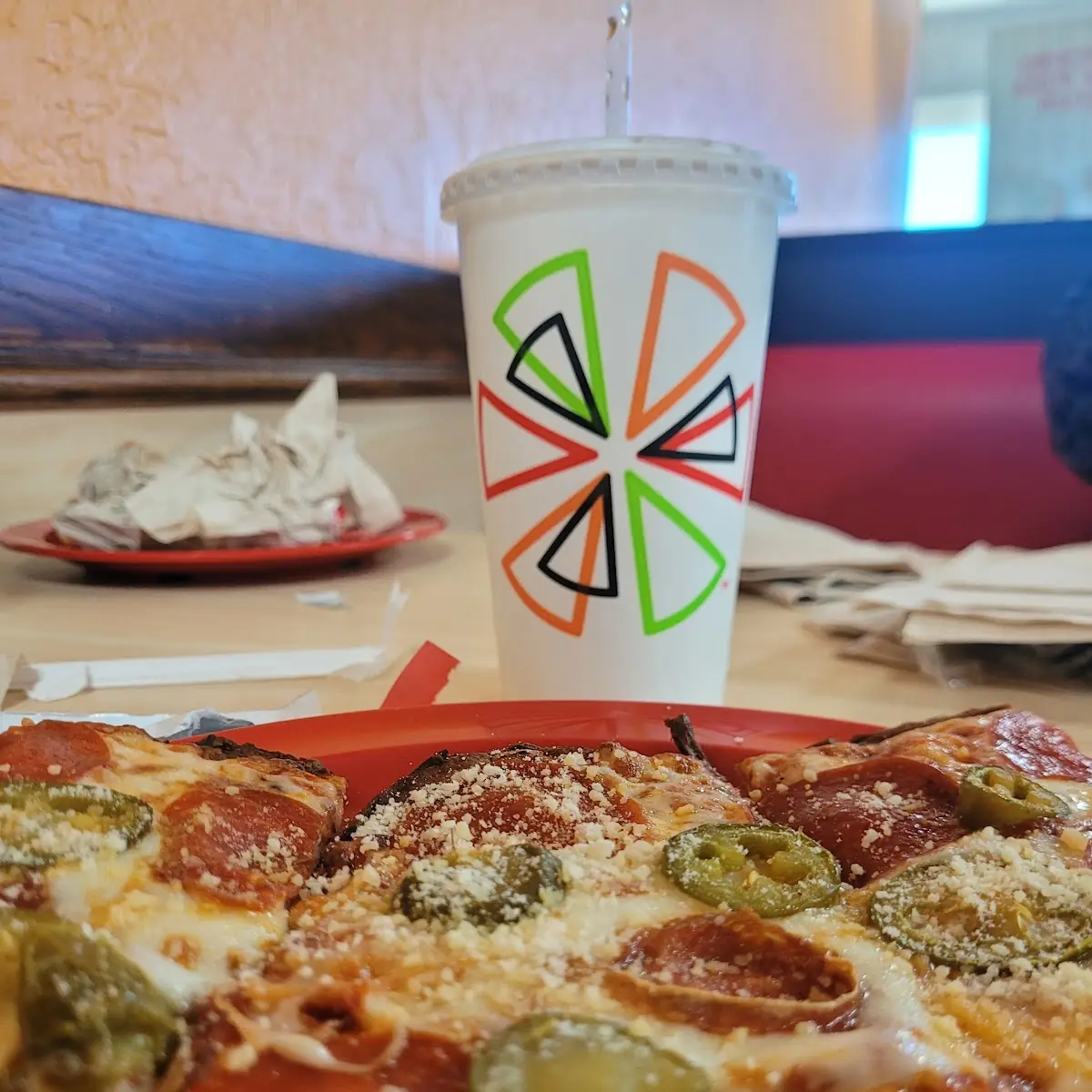 Thin Crust Pepperoni Jalapeno Pizza