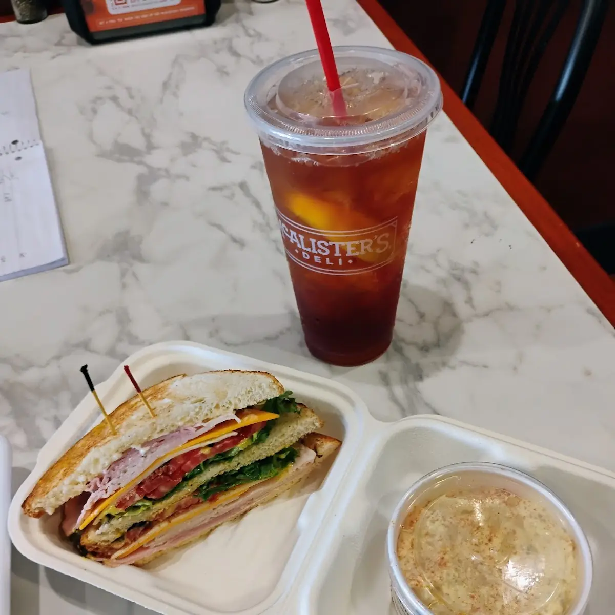 Half Club Sandwich