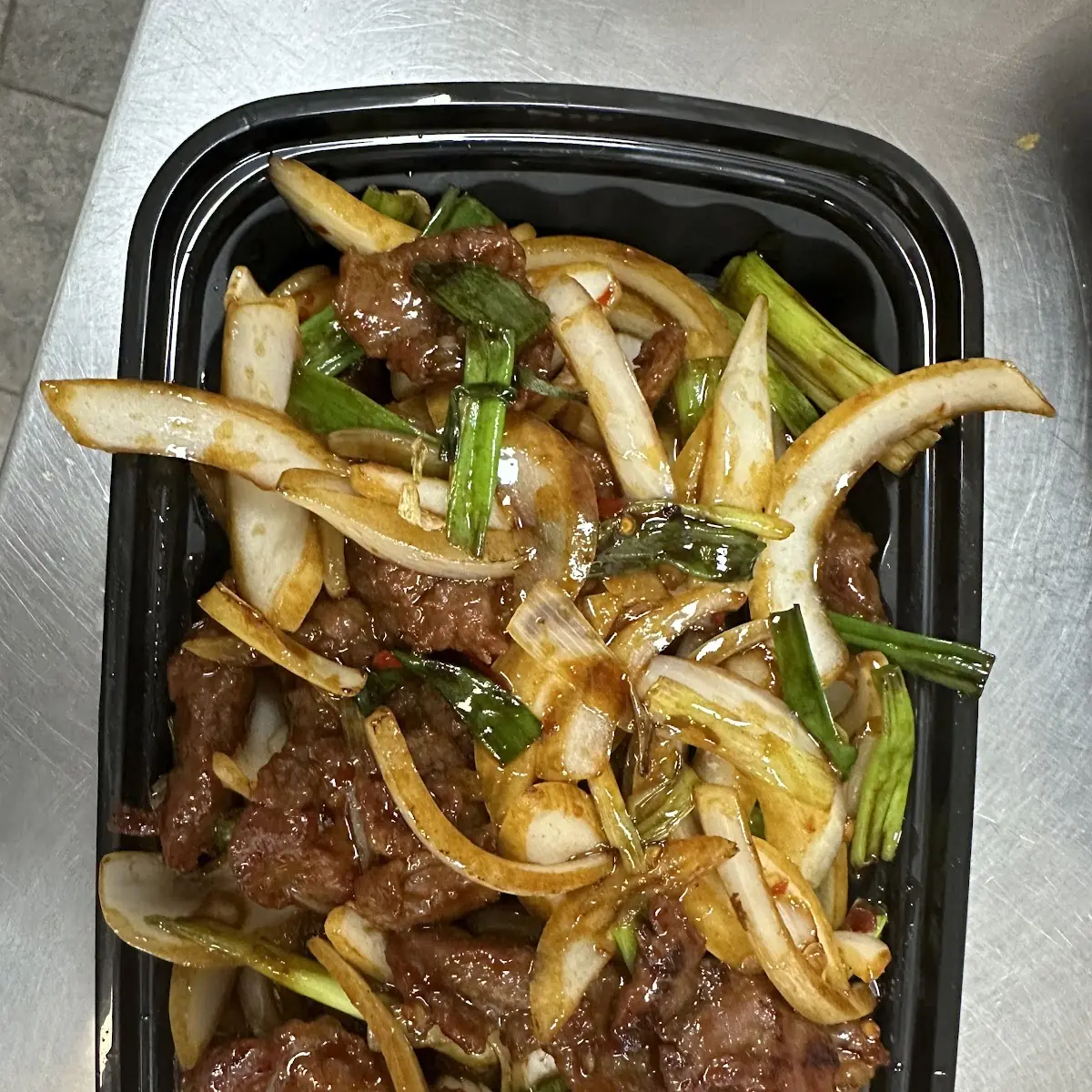 Beef w Black Bean Sauce