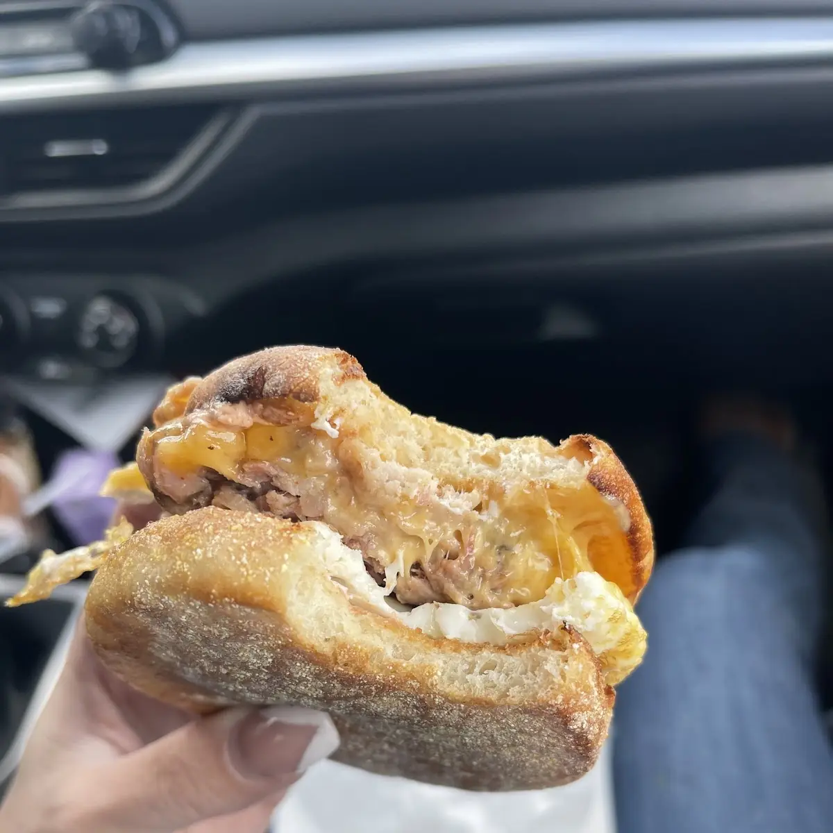 Pulled Pork Egg Sandwich