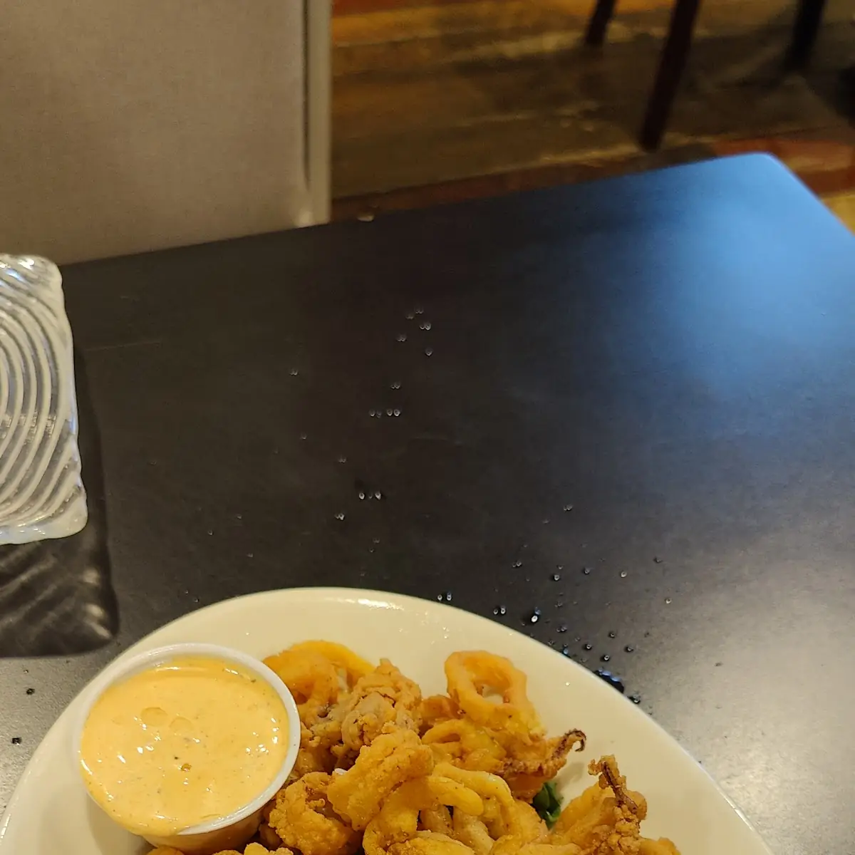 Crispy Calamari and Banana Pepper