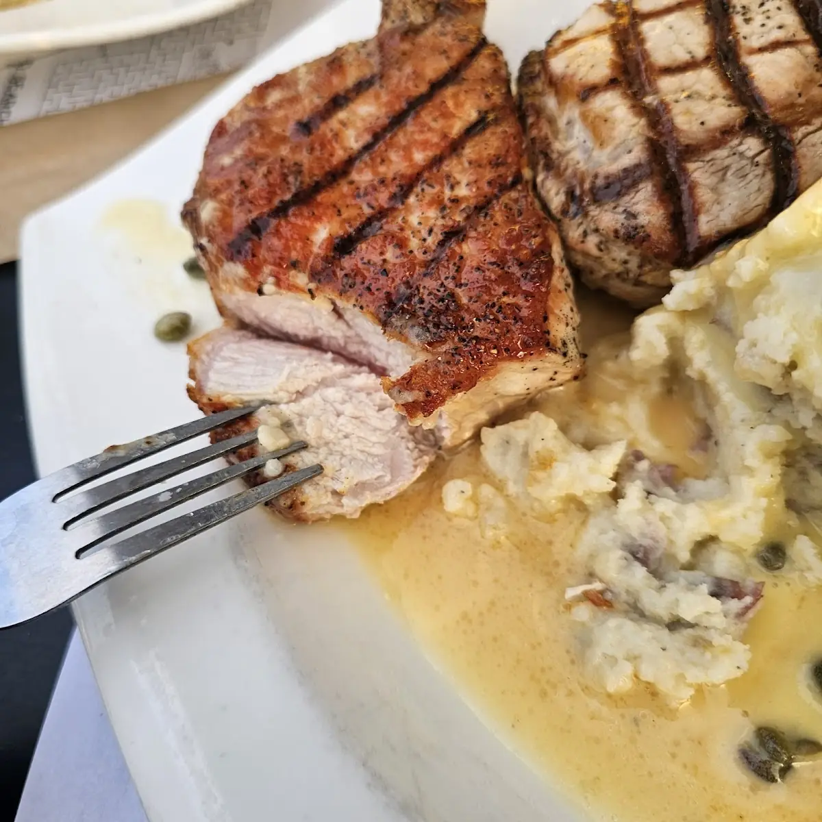 Pork Chop Mashed Potatoes