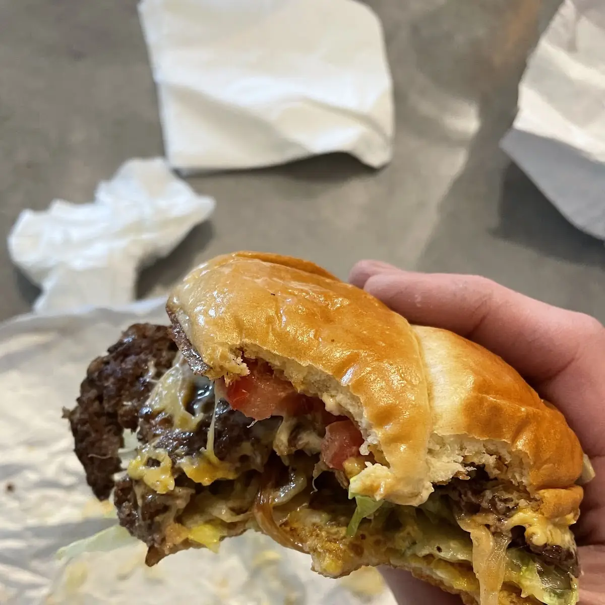Double Patty Smashed Burger