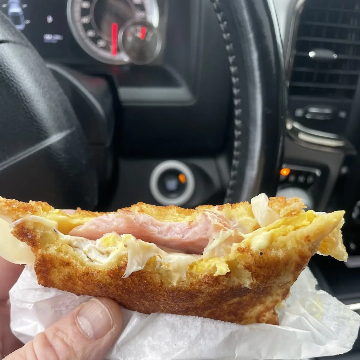 Honey Ham Breakfast Sandwich
