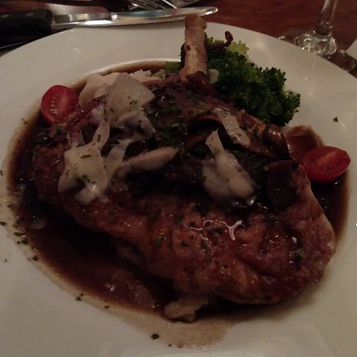 Pork Chop Cooked to Perfection