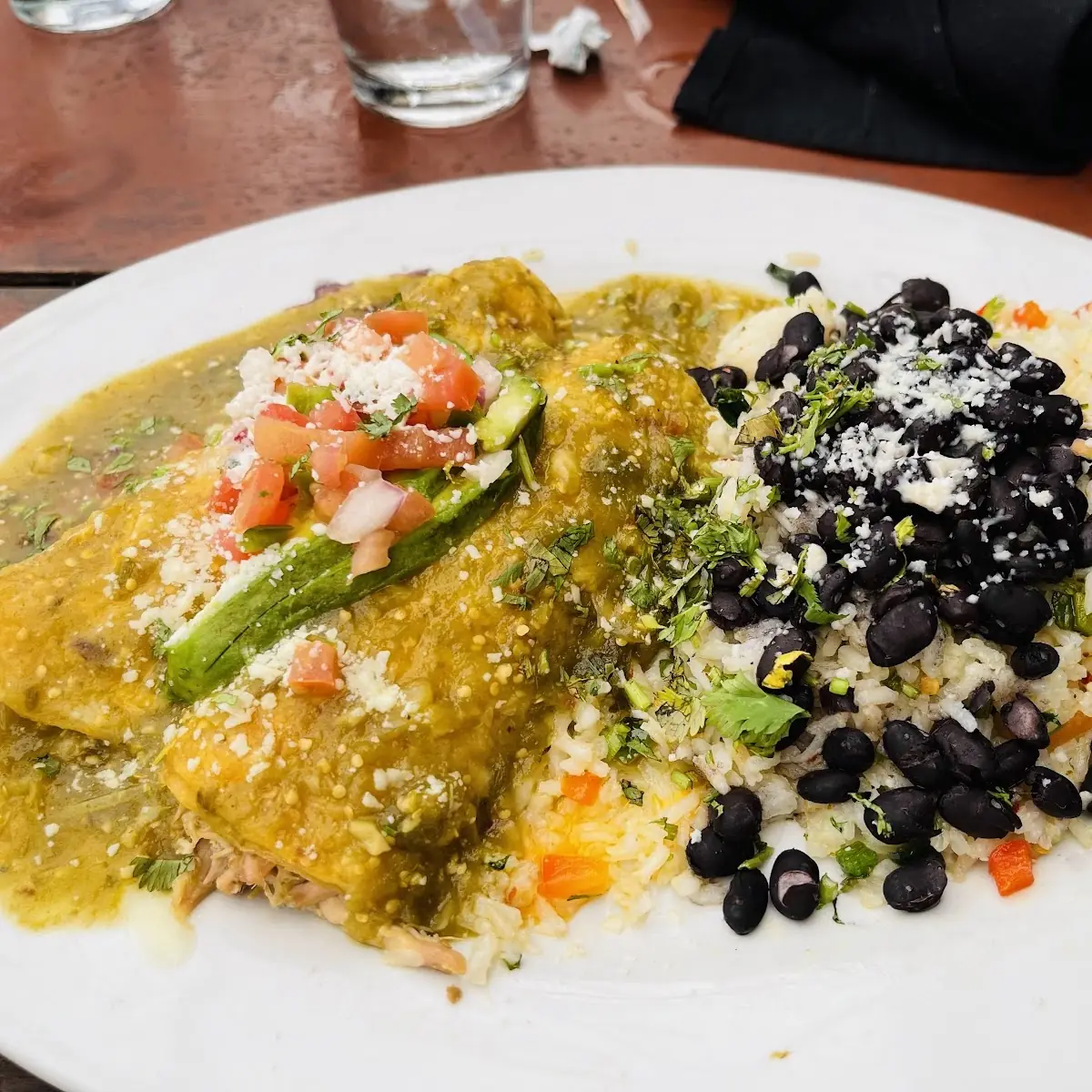 Tinga Chicken Enchiladas