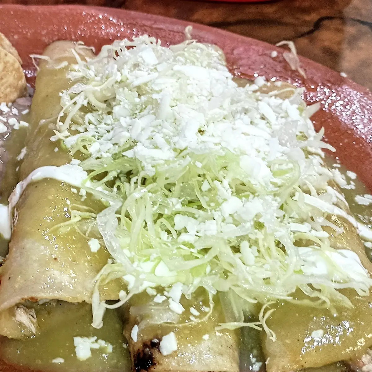 Fried Chicken Enchilada