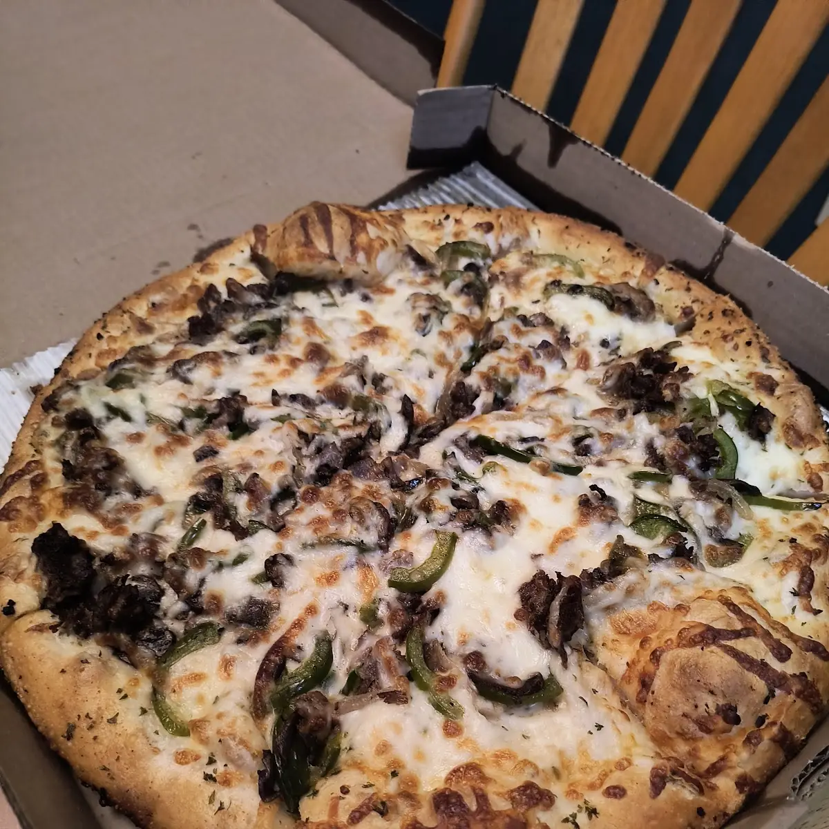 Philly Cheesesteak Pizza