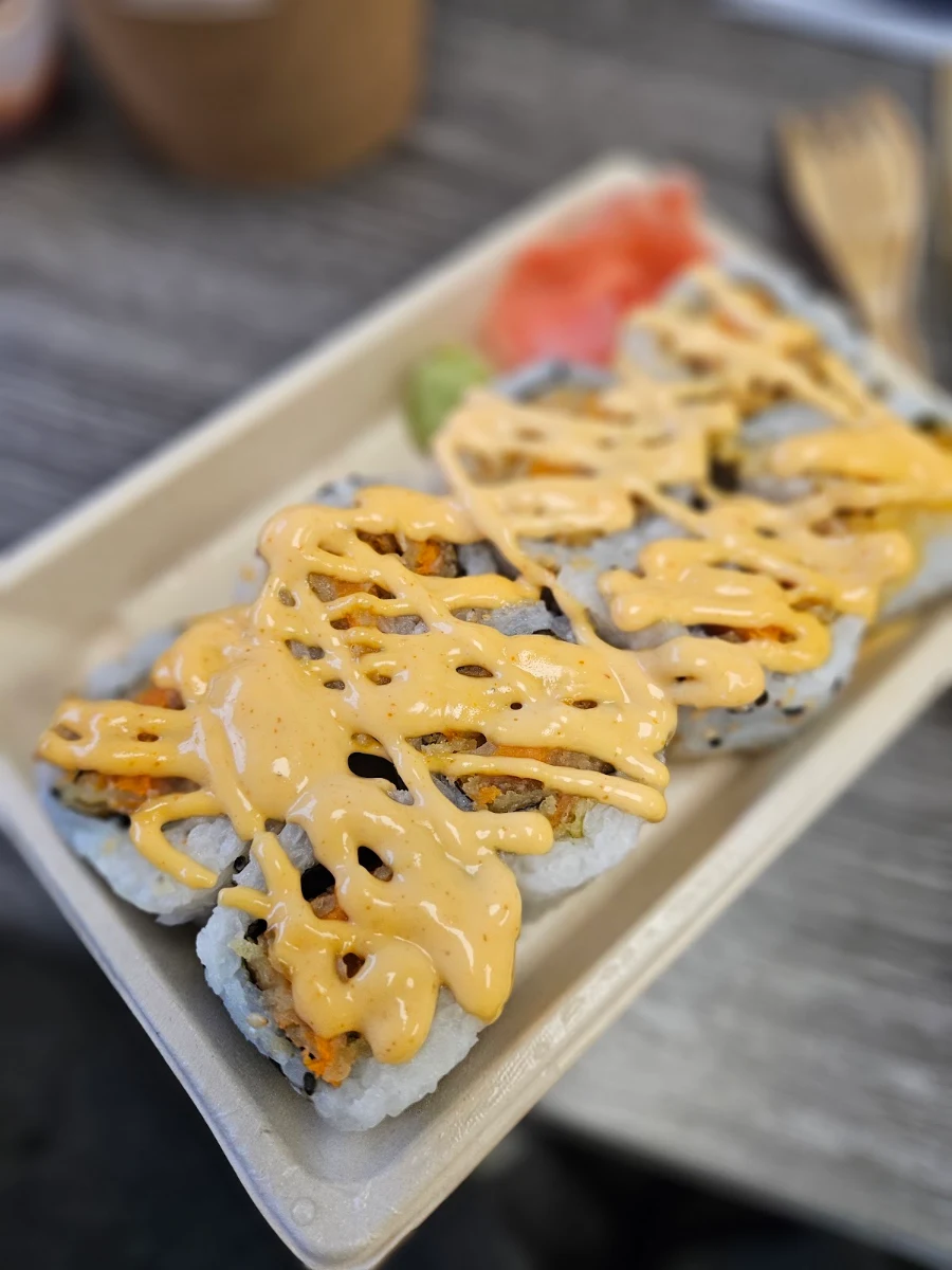 Yam Roll with Spicy Mayo