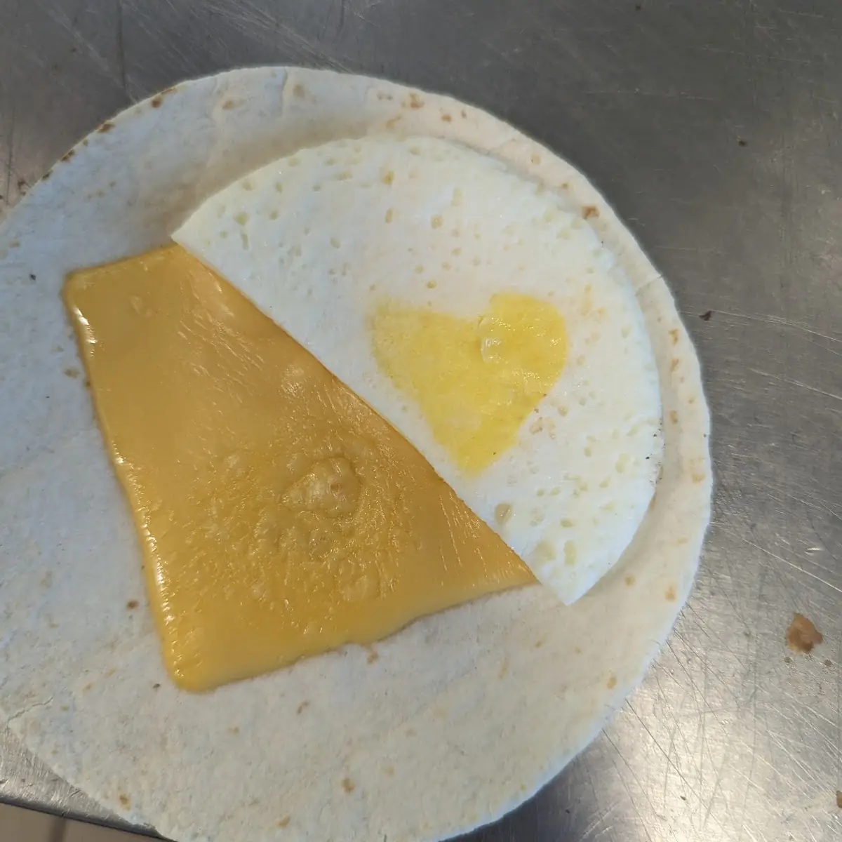Egg and Cheese Wake-Up Wrap