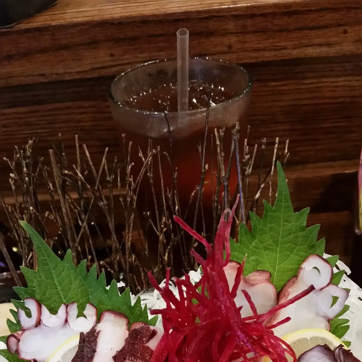 Fresh Octopus Sashimi