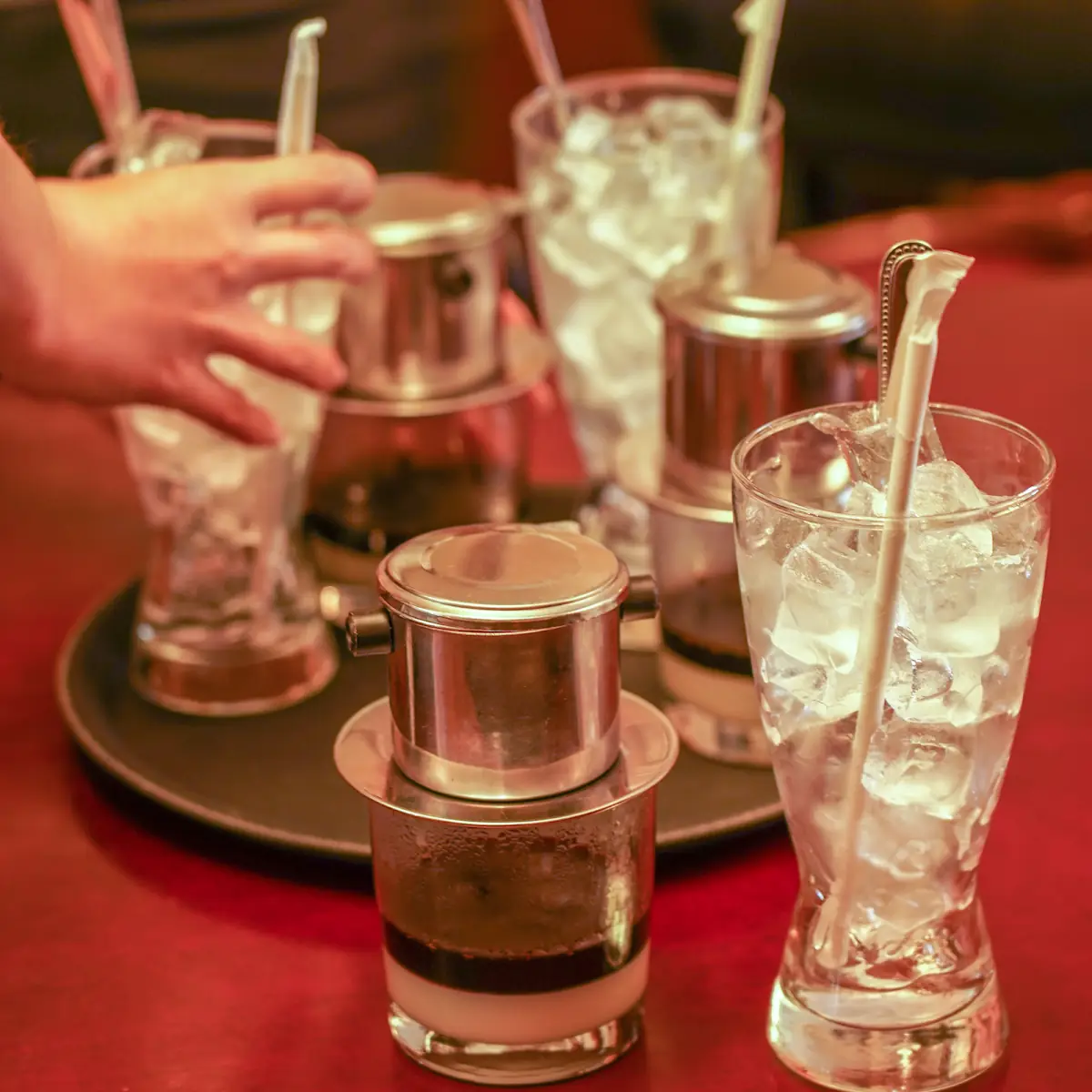 Vietnamese Iced Coffee Freshly Brewed