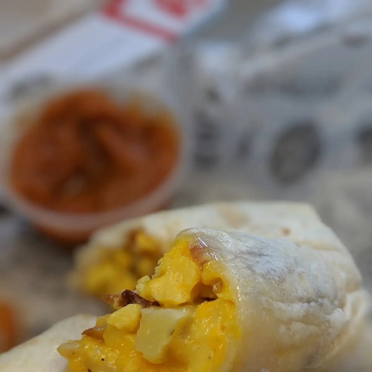 Cajun Breakfast Burrito