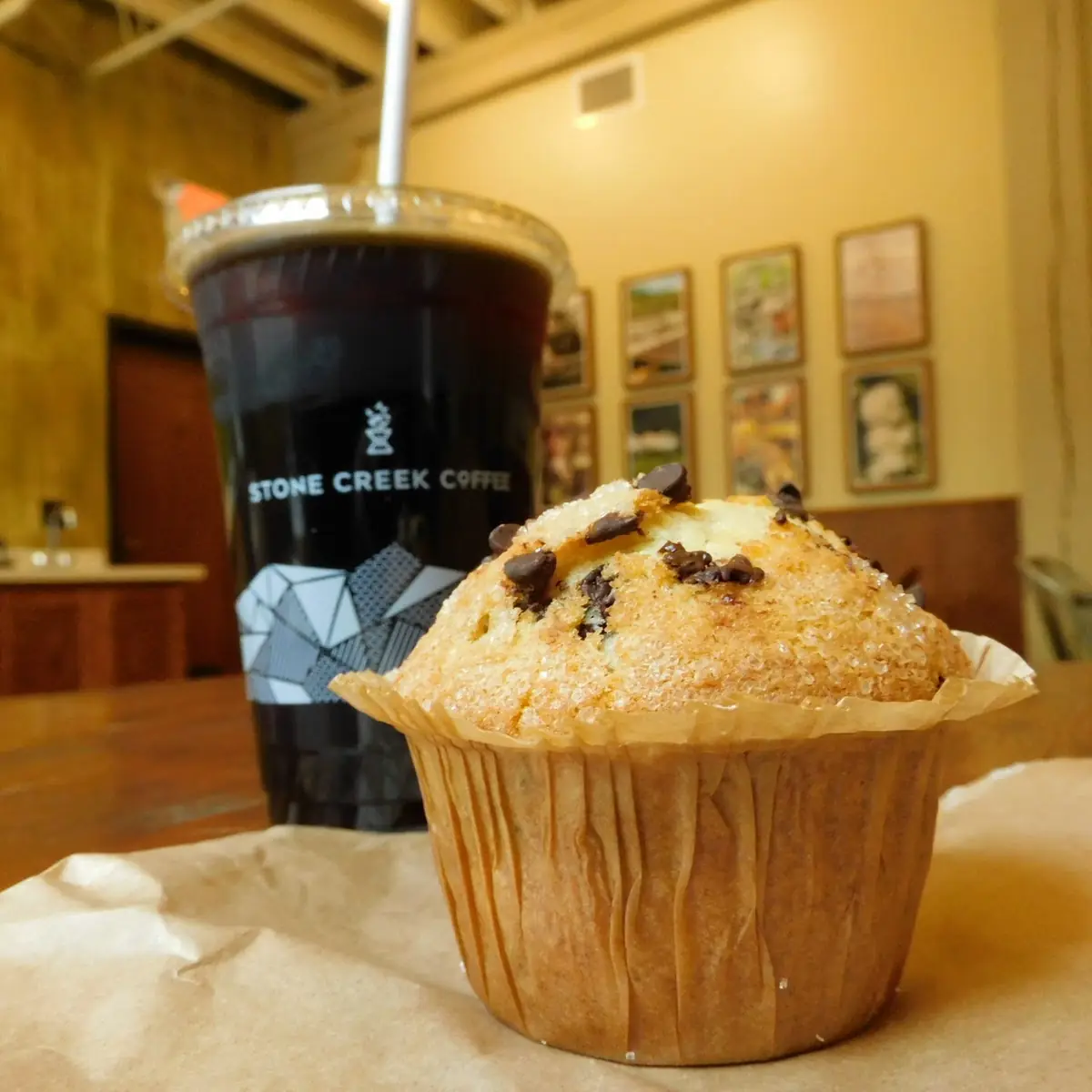 Chocolate Chip Muffin Iced Coffee