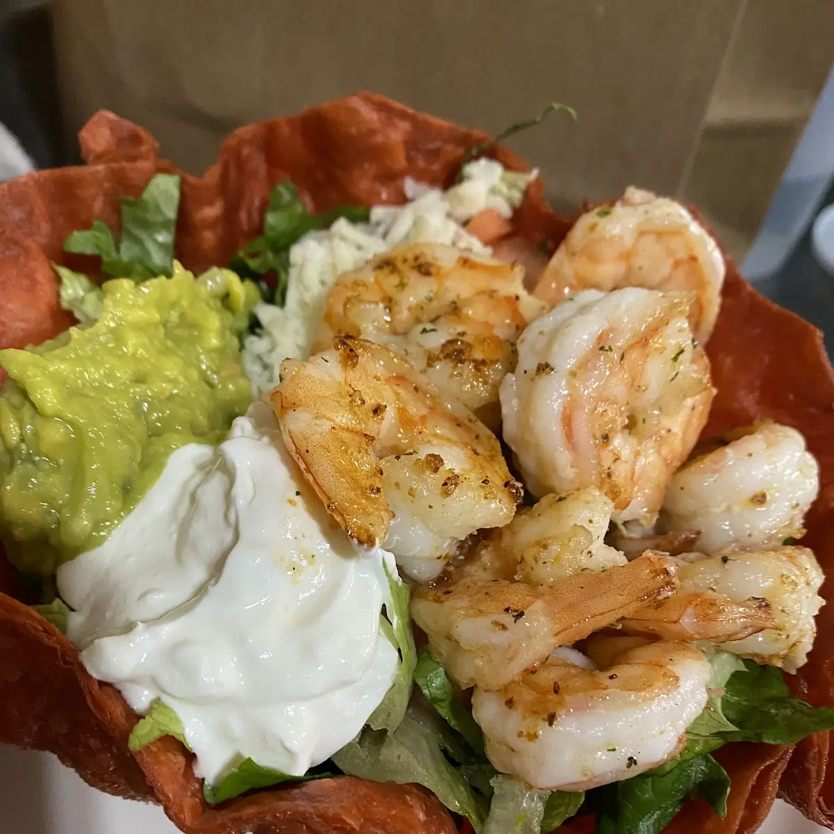 Taco Salad Shrimp