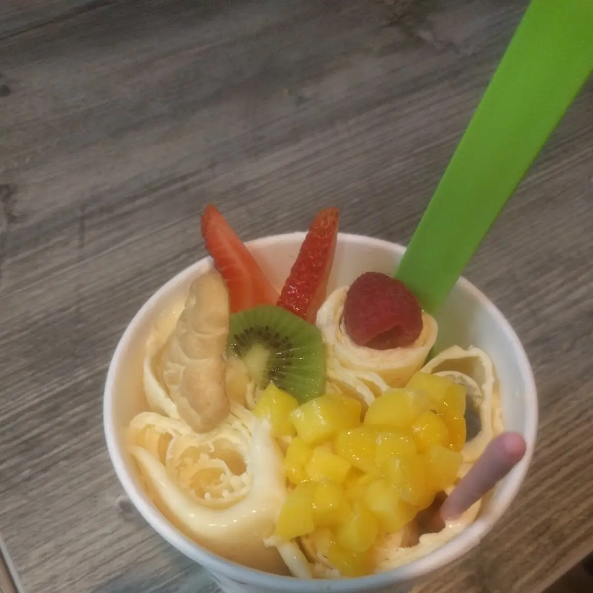 Mango Tango Ice Cream Roll