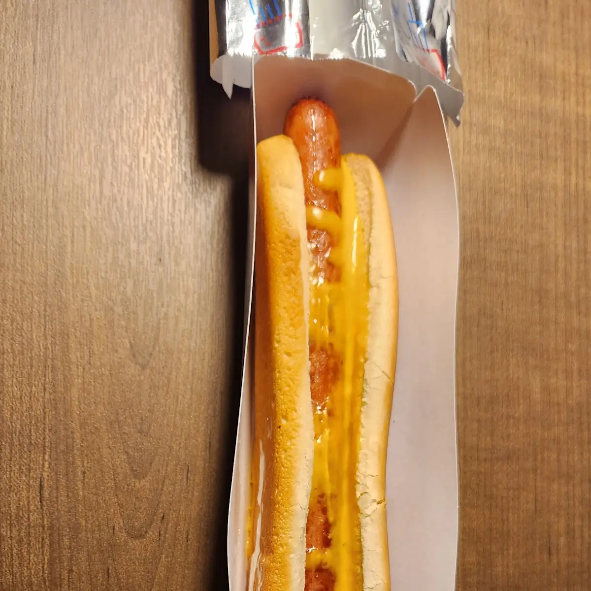 Foot Long Hot Dog with Cheese