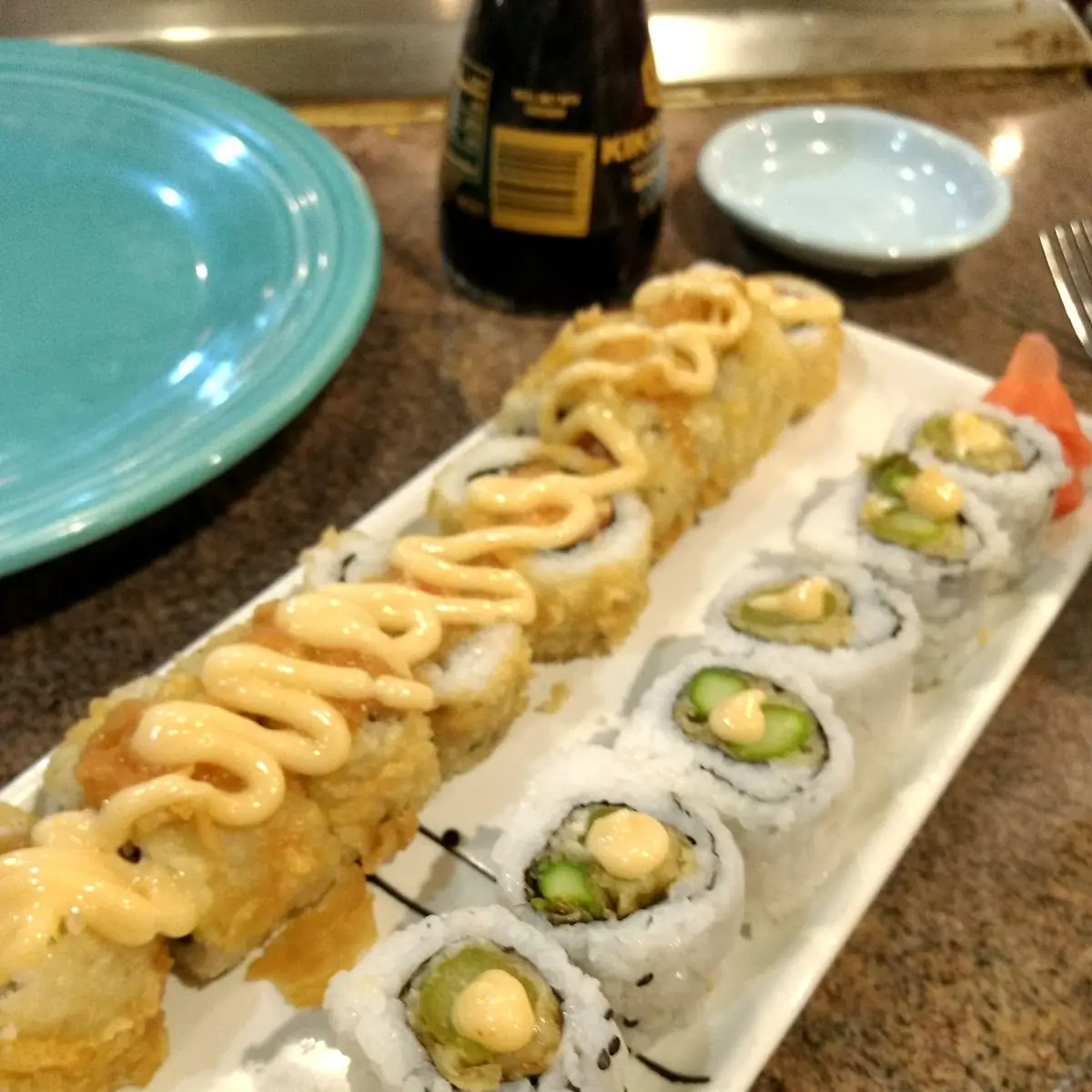 Key West Roll and Spicey Asparagus Roll