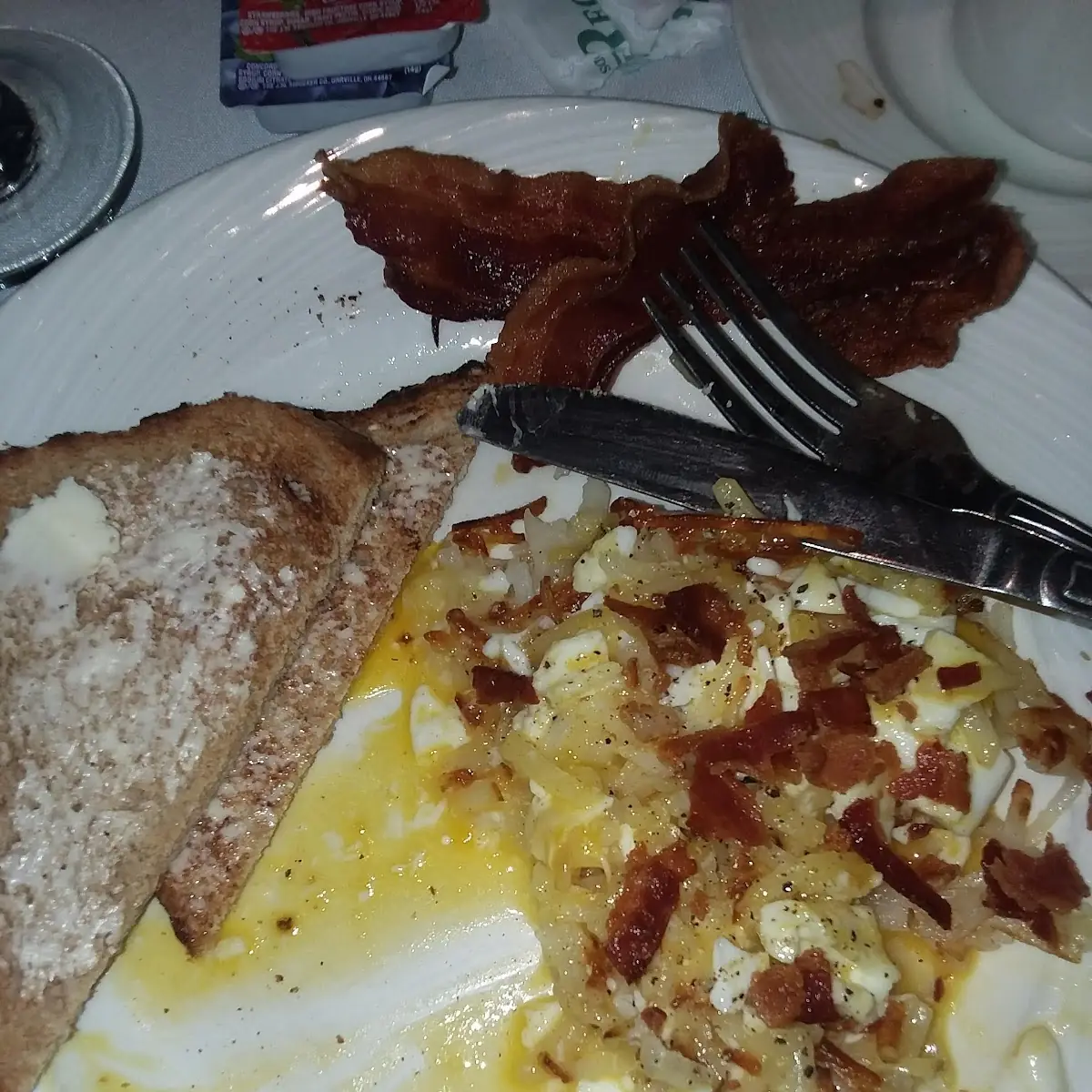 Bacon Eggs & Hash Browns