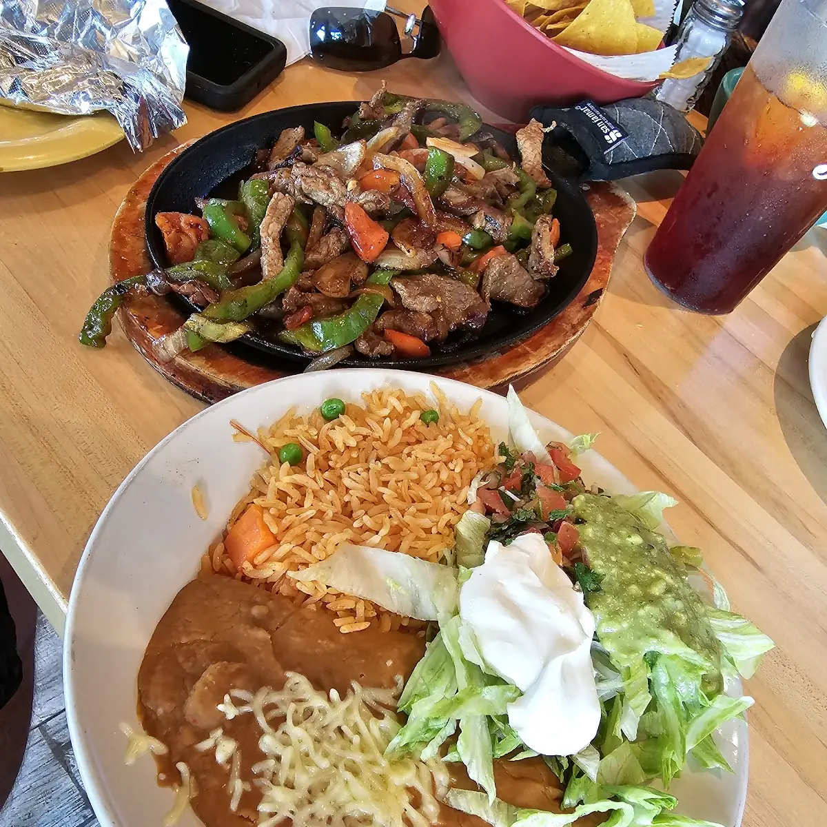 Steak and Shrimp Fajitas