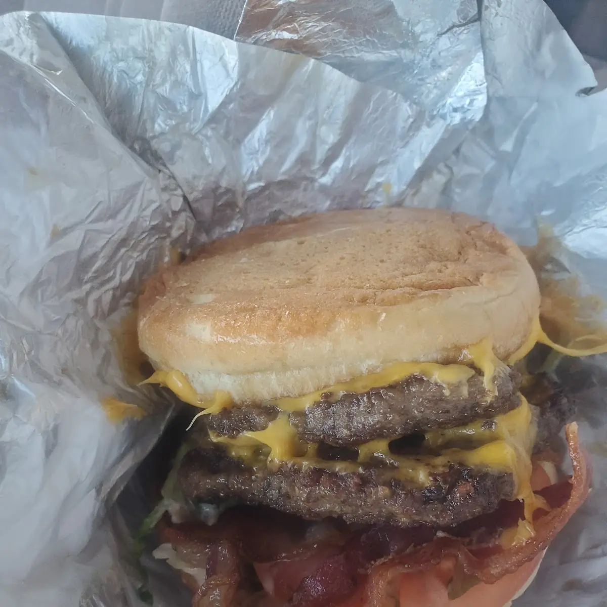 Monster R with Bacon Cheeseburger