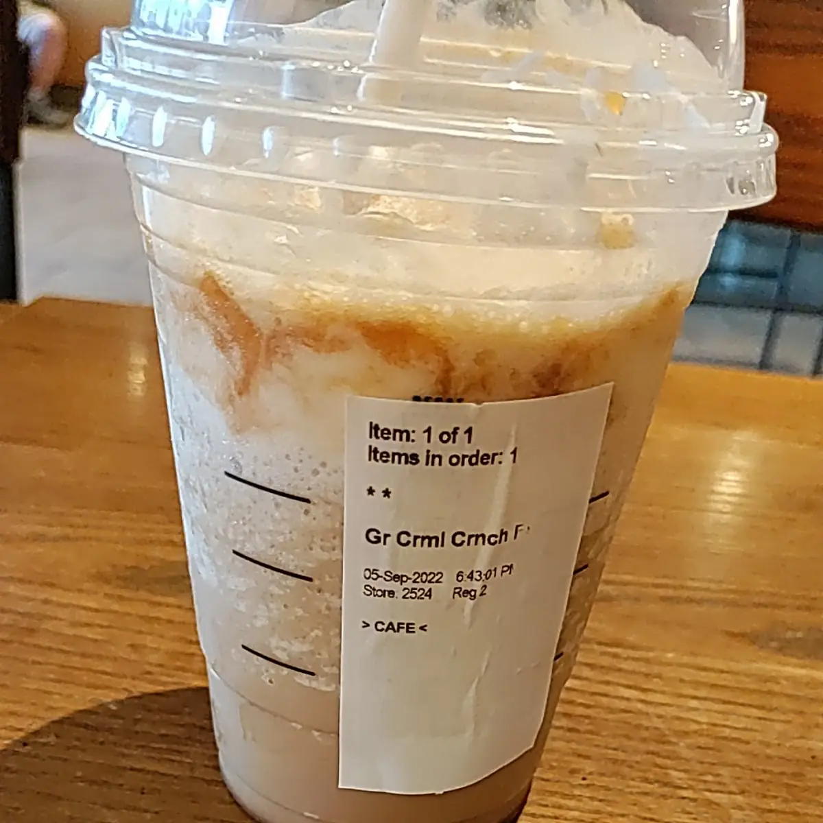 Caramel Frappe Ribbon Crunch
