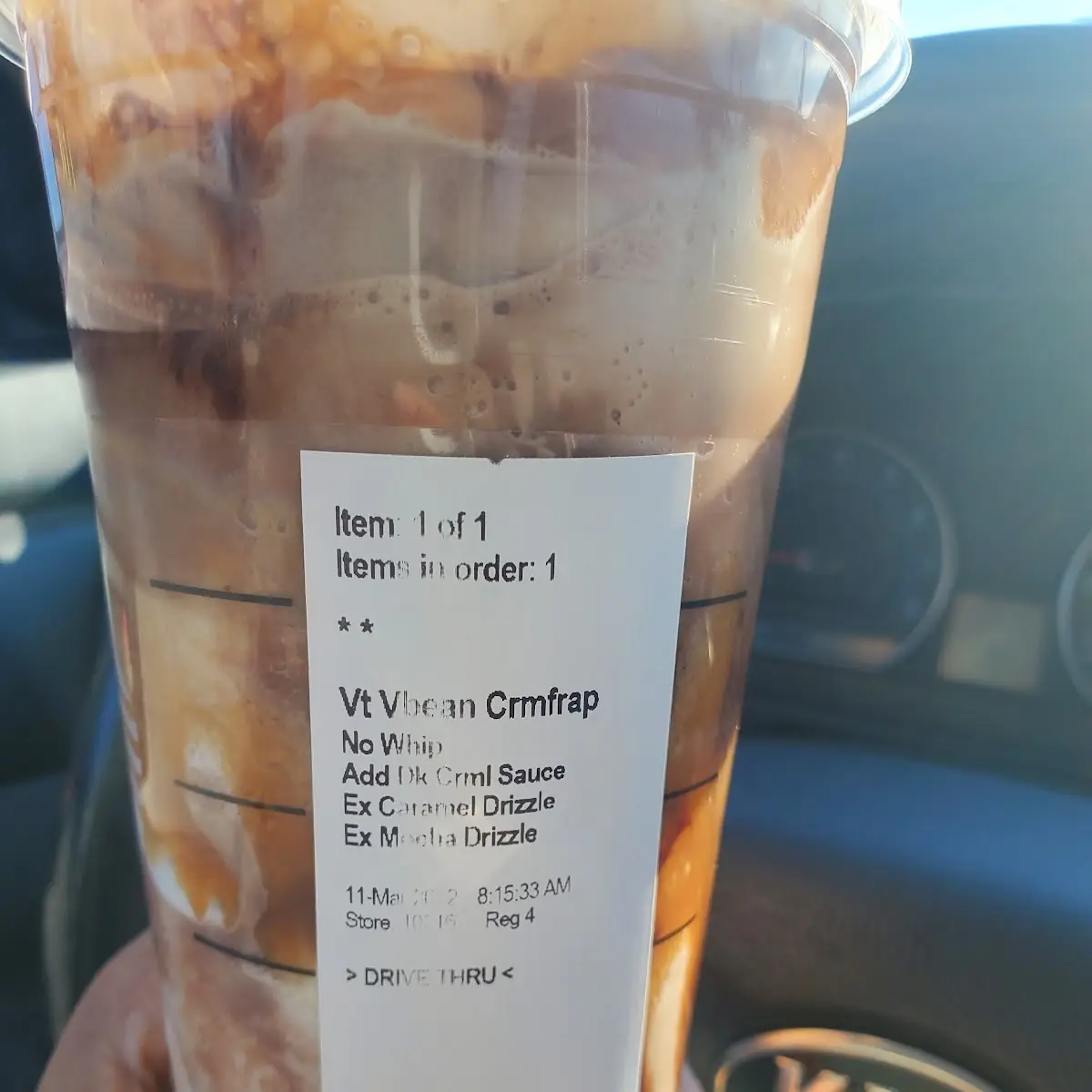 Vanilla Bean Frappuccino