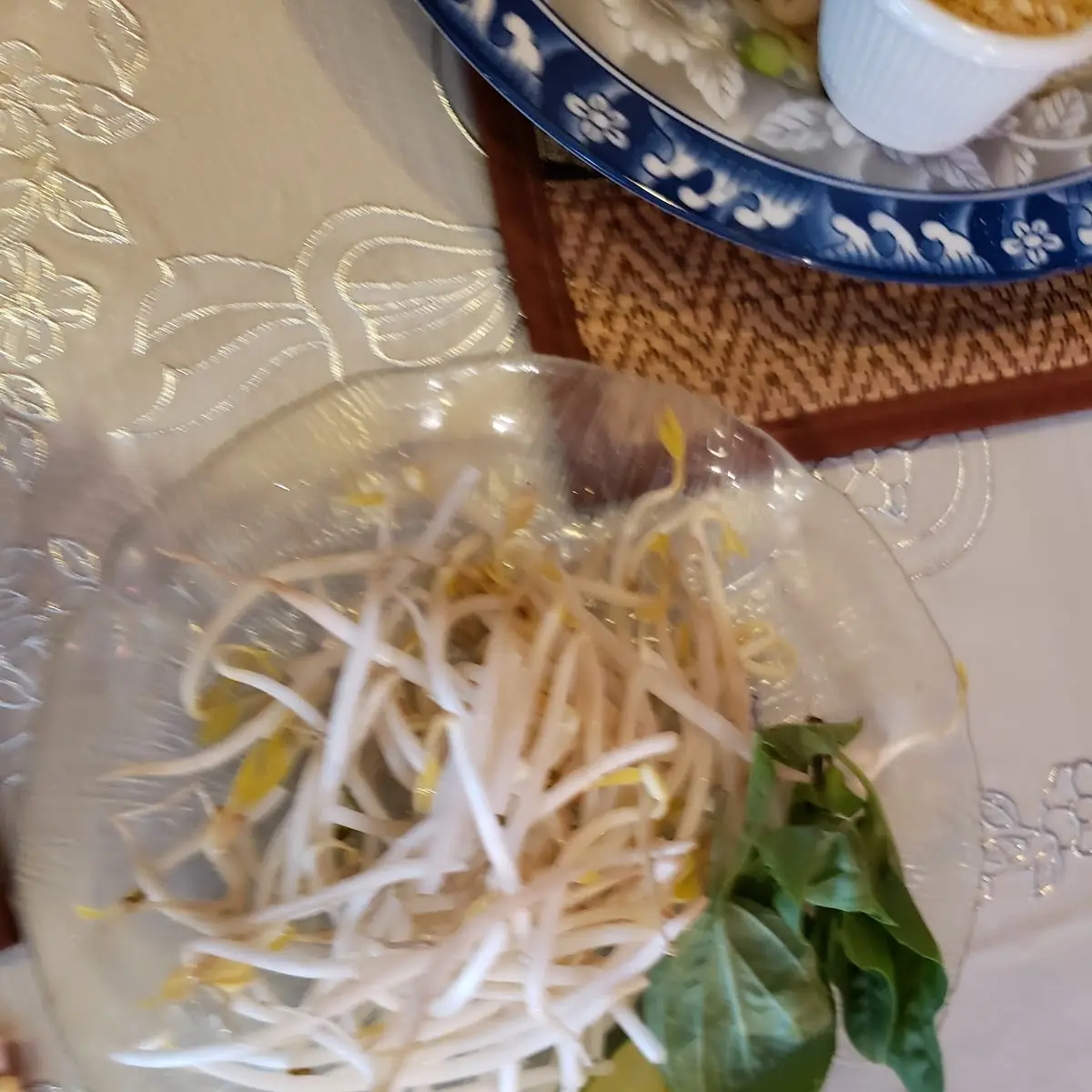 Bean Sprouts Thai Basil Additions for Soup