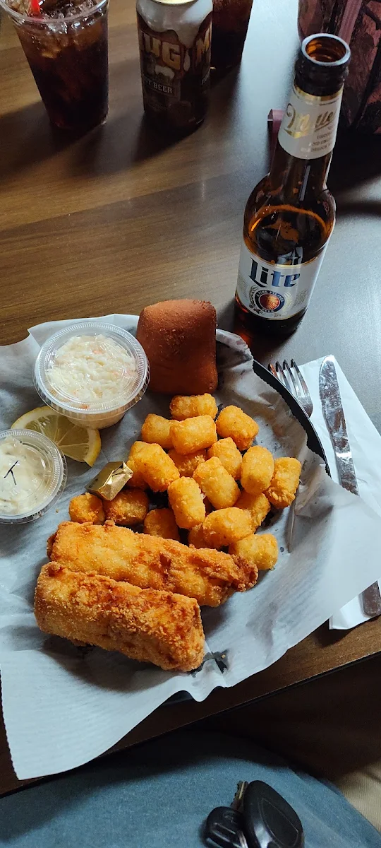 Fried Cod and Tots