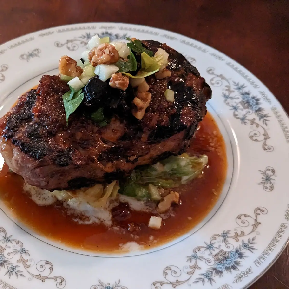 Grilled Niman Ranch Pork Chop
