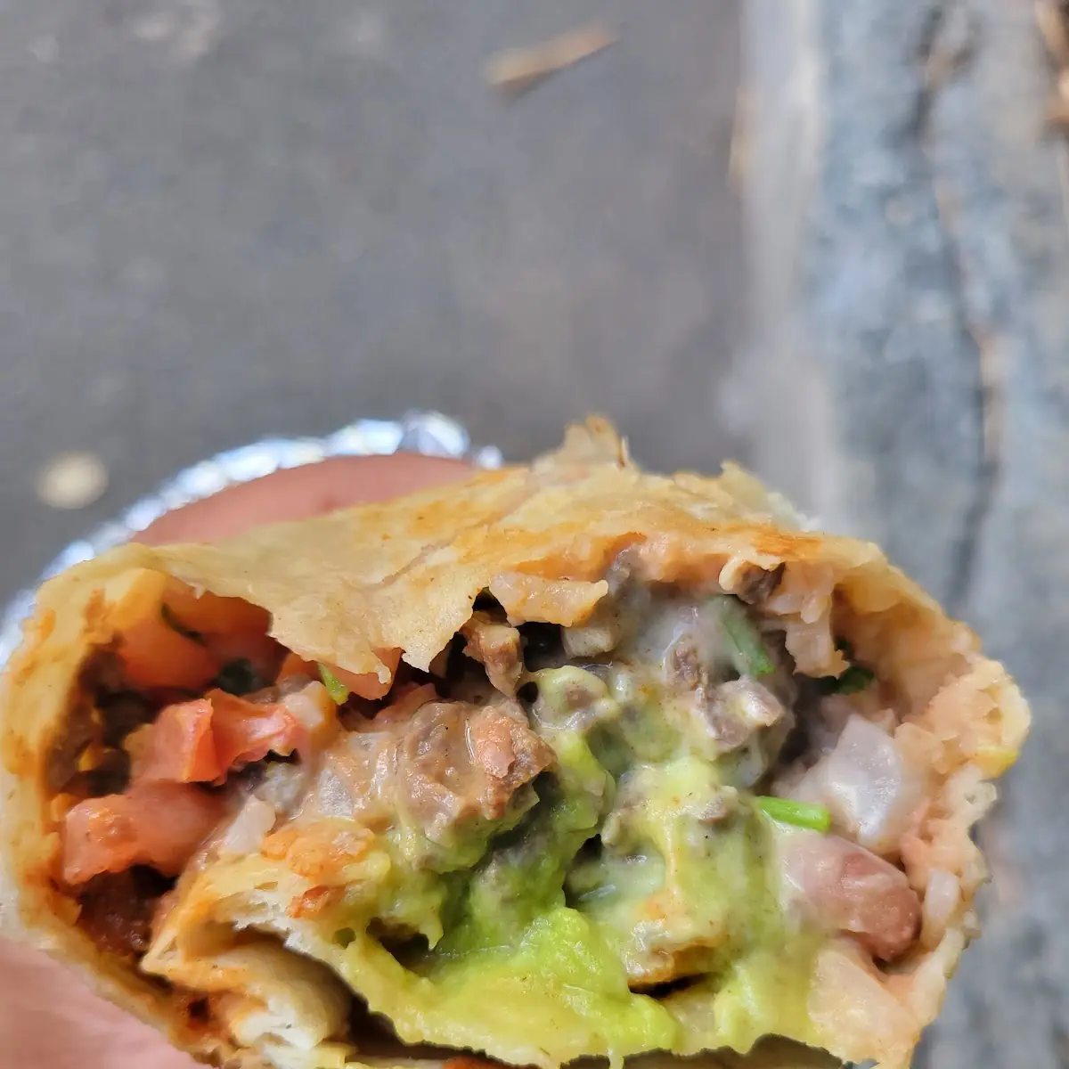Carne Asada Burrito with Guacamole